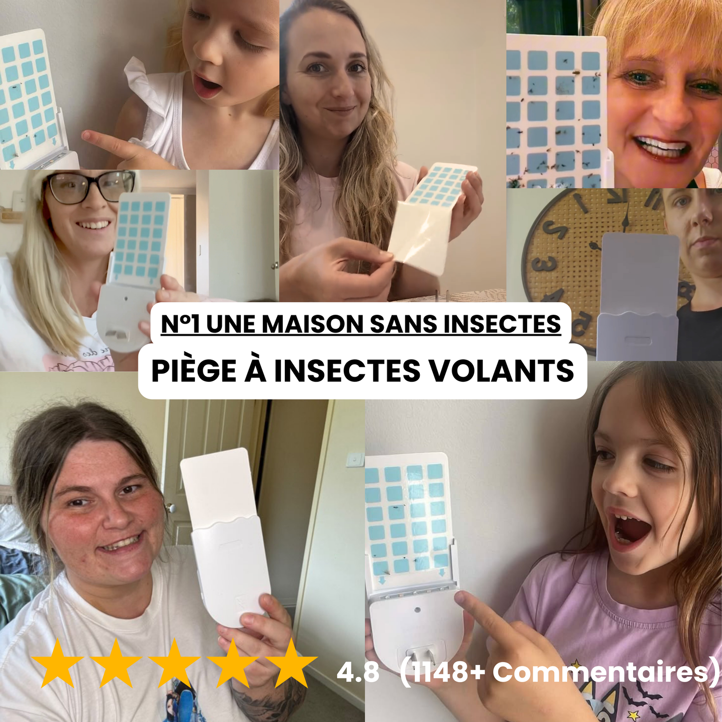 StopBugzz
Piège anti-insectes volants