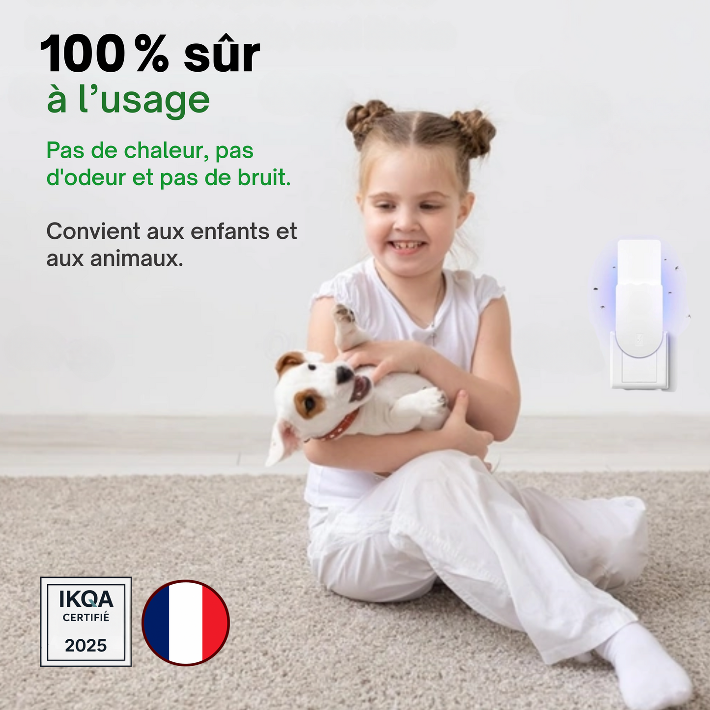 StopBugzz
Piège anti-insectes volants
