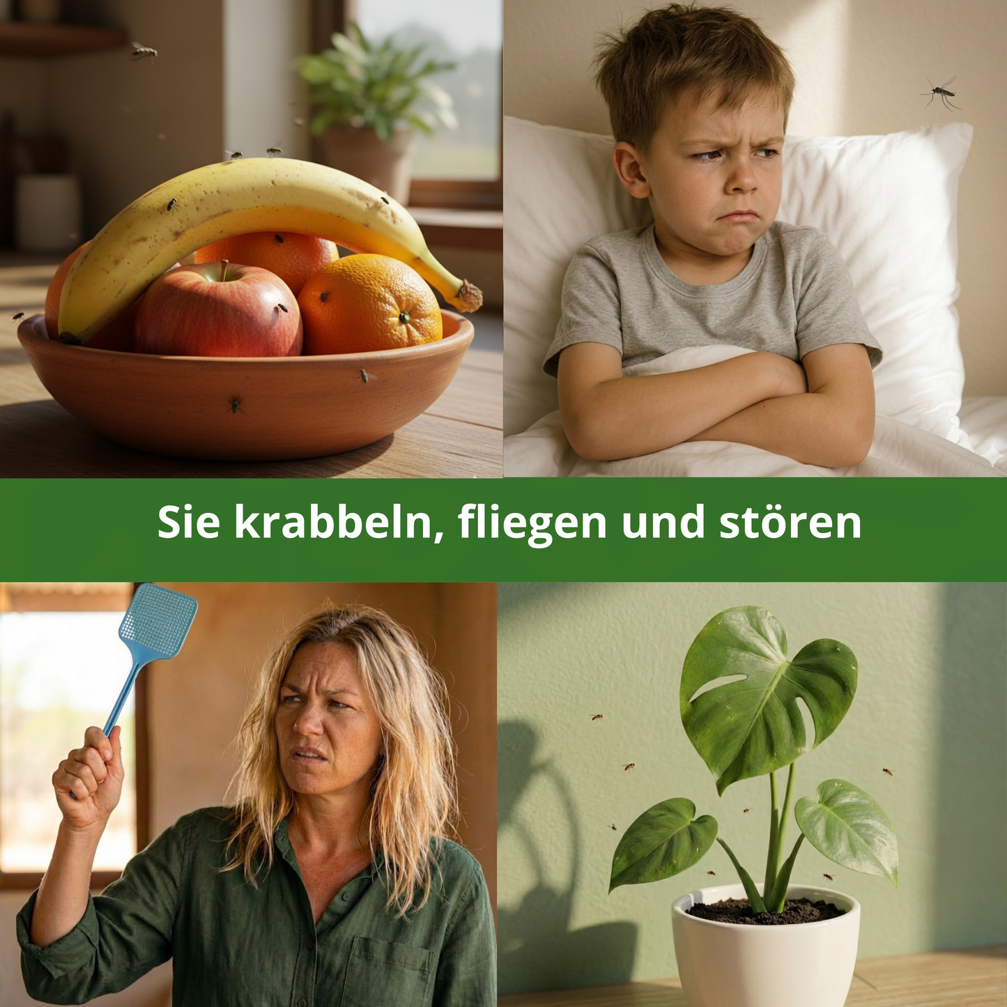 Fliegende Insektenfalle