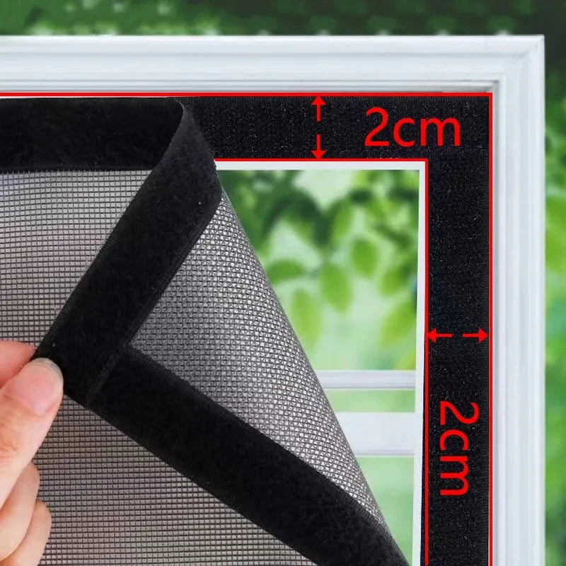 Stopbugzz Anti-Mosquito Window Screen Black